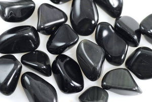 Obsidian: Rainbow (tumbled)